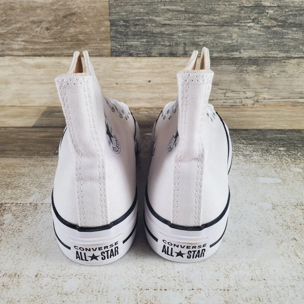Converse Chuck Taylor All Star Lift Womens Shoes Sz 5 White High Top Platform